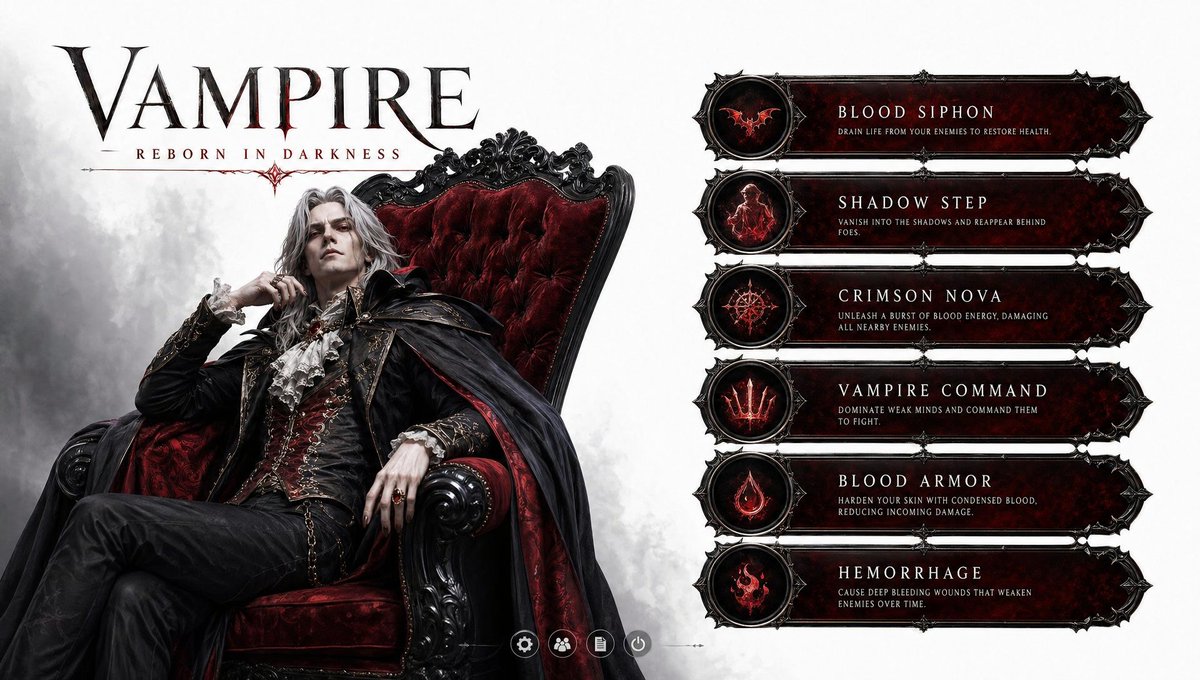 3D Vampire Gaming Character example image