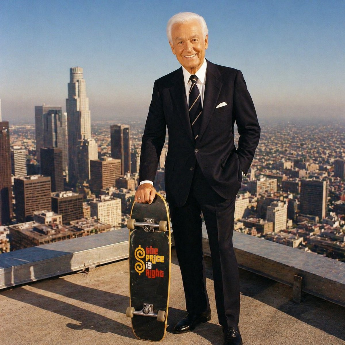 Bob Barker Skyscraper Portrait example image