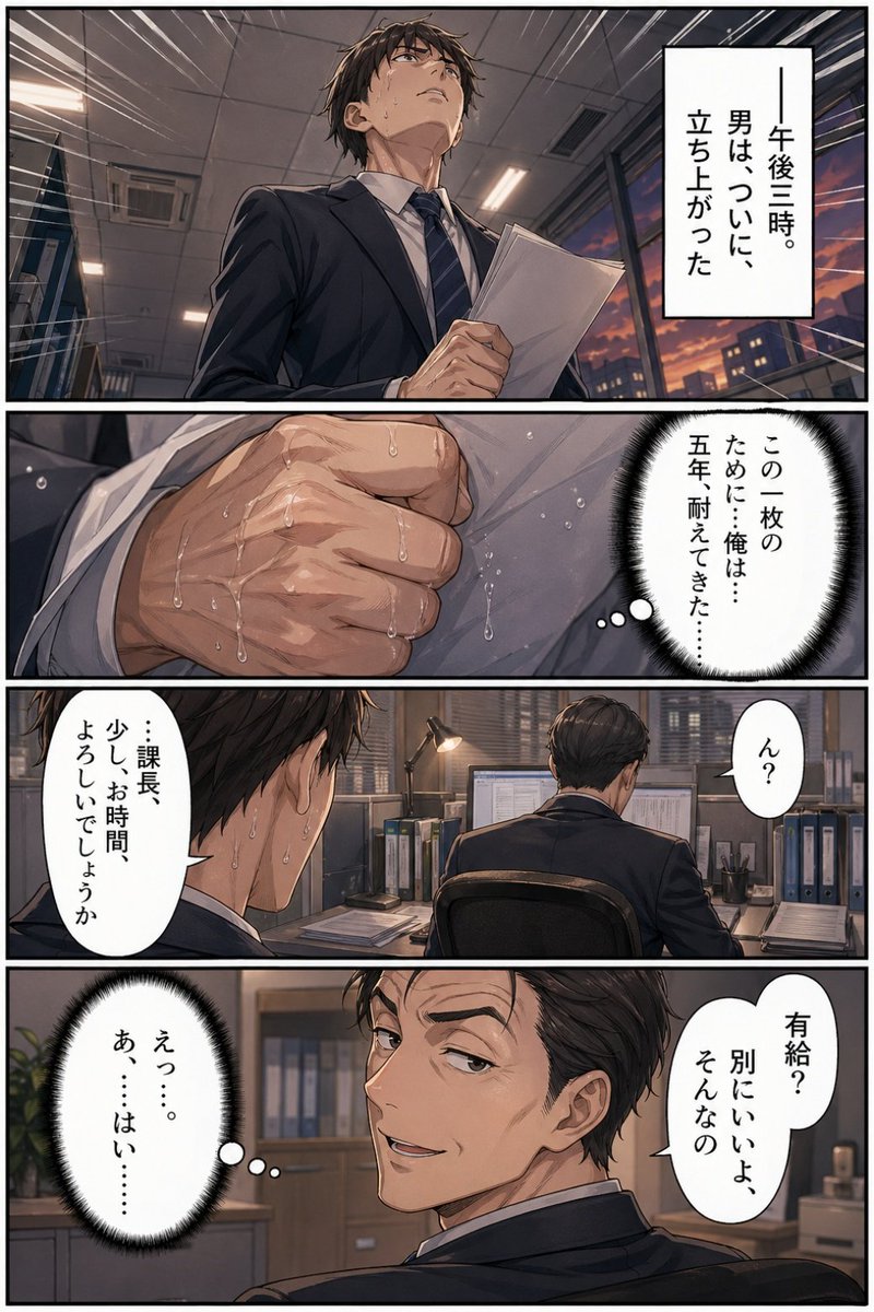 Business Office Manga Page example image