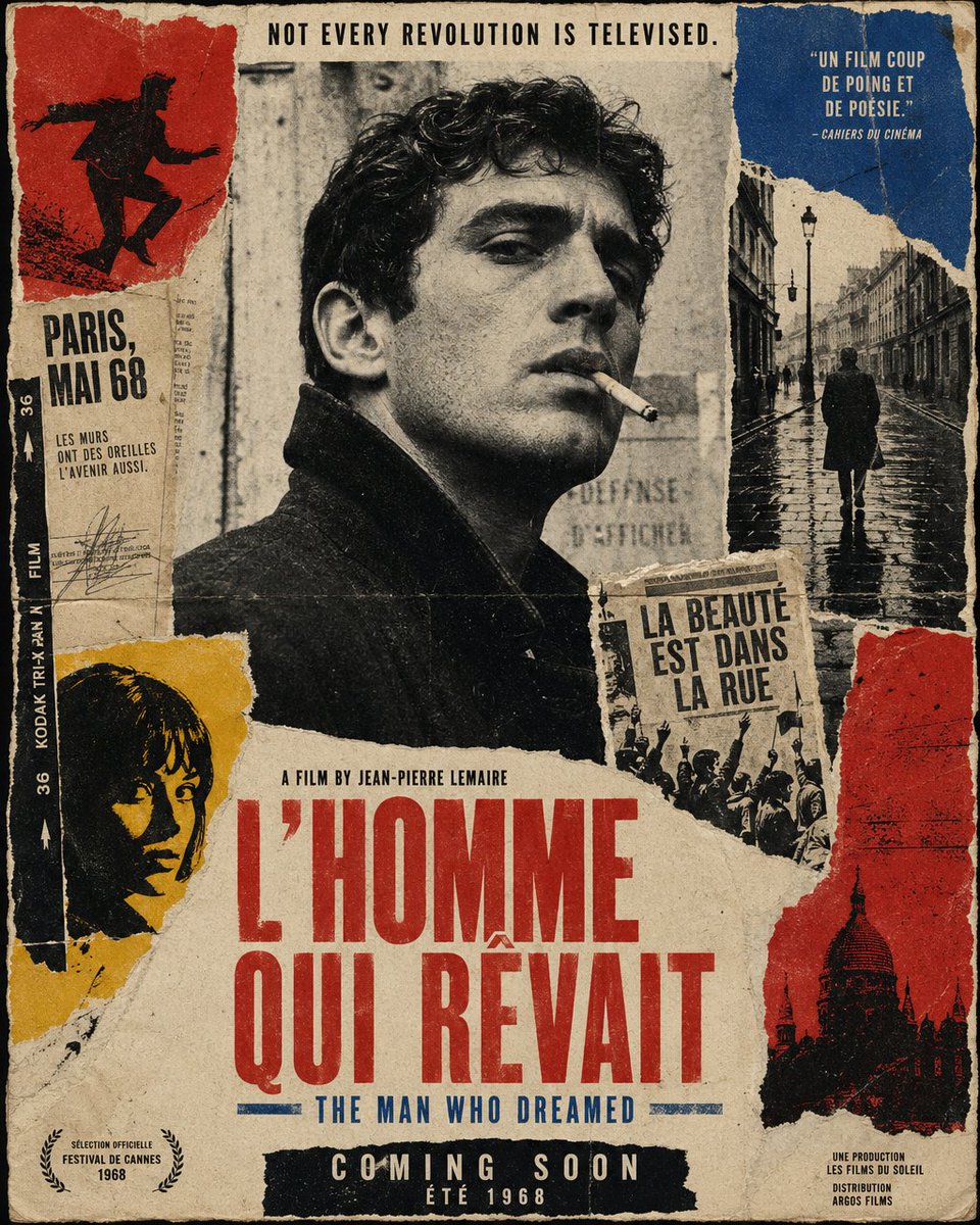 French New Wave Protest Film Poster example image