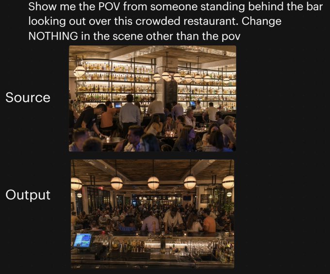 Restaurant POV Change Comparison example image