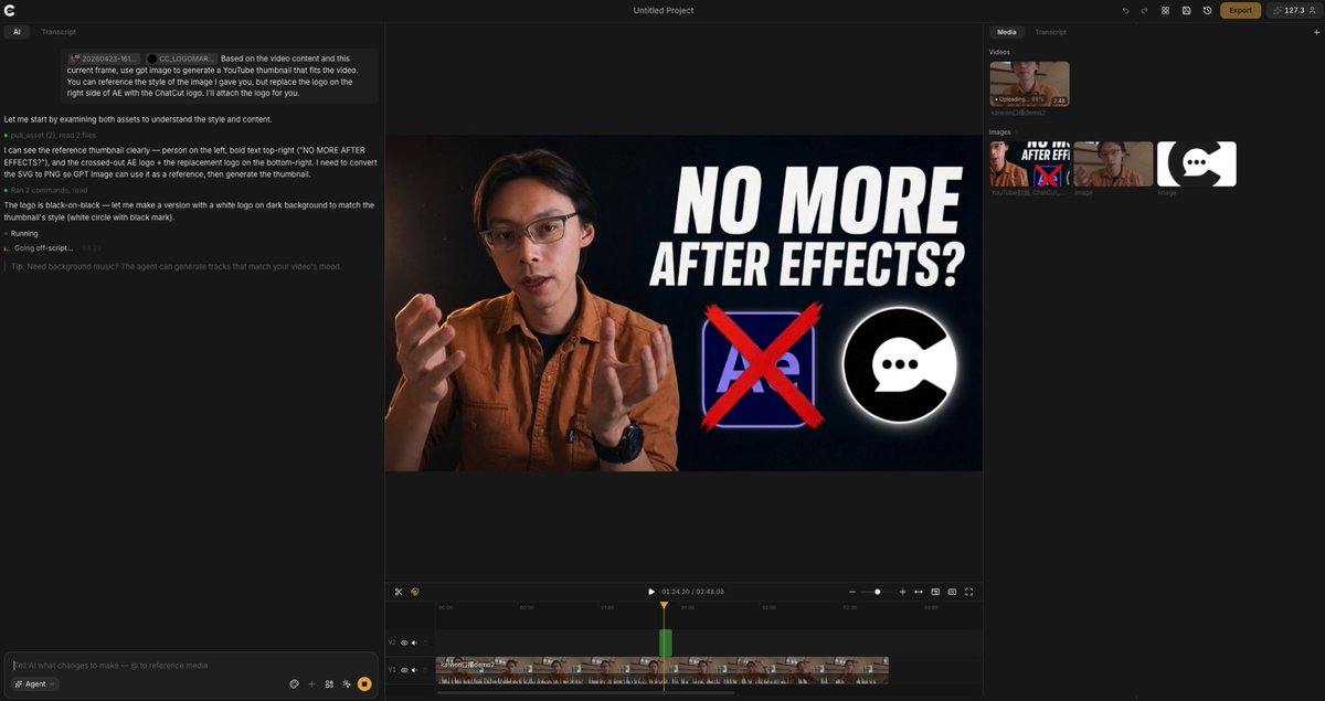Based on the video content and this current frame, use GPT to generate a YouT... example image