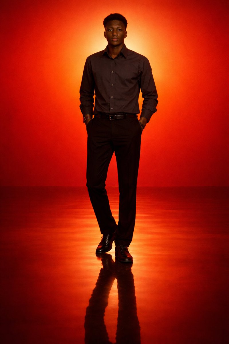 Cinematic Minimal Portrait example image