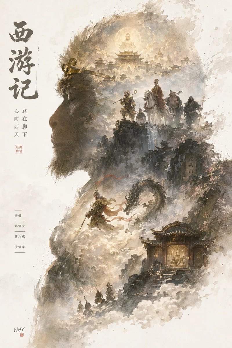 Epic Silhouette World Poster example image