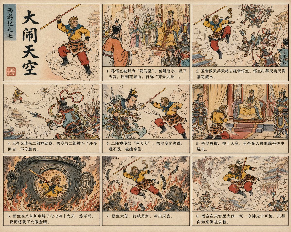 Journey to the West Chinese Comic example image