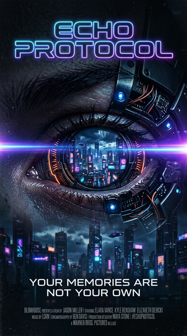 Echo Protocol Sci-Fi Movie Poster example image